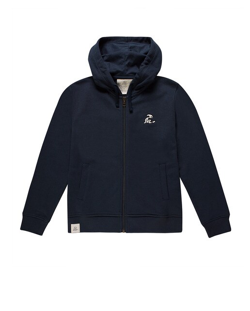 Sudadera de niño con capucha y cremallera en color azul marino · El NIÑO ·  El Corte Inglés
