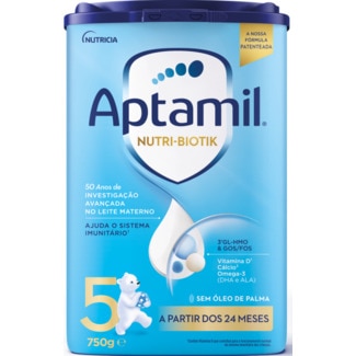 com Pronutra+ Leite de Crescimento Junior 5 a partir dos 24 Meses embalagem 750 g - Aptamil