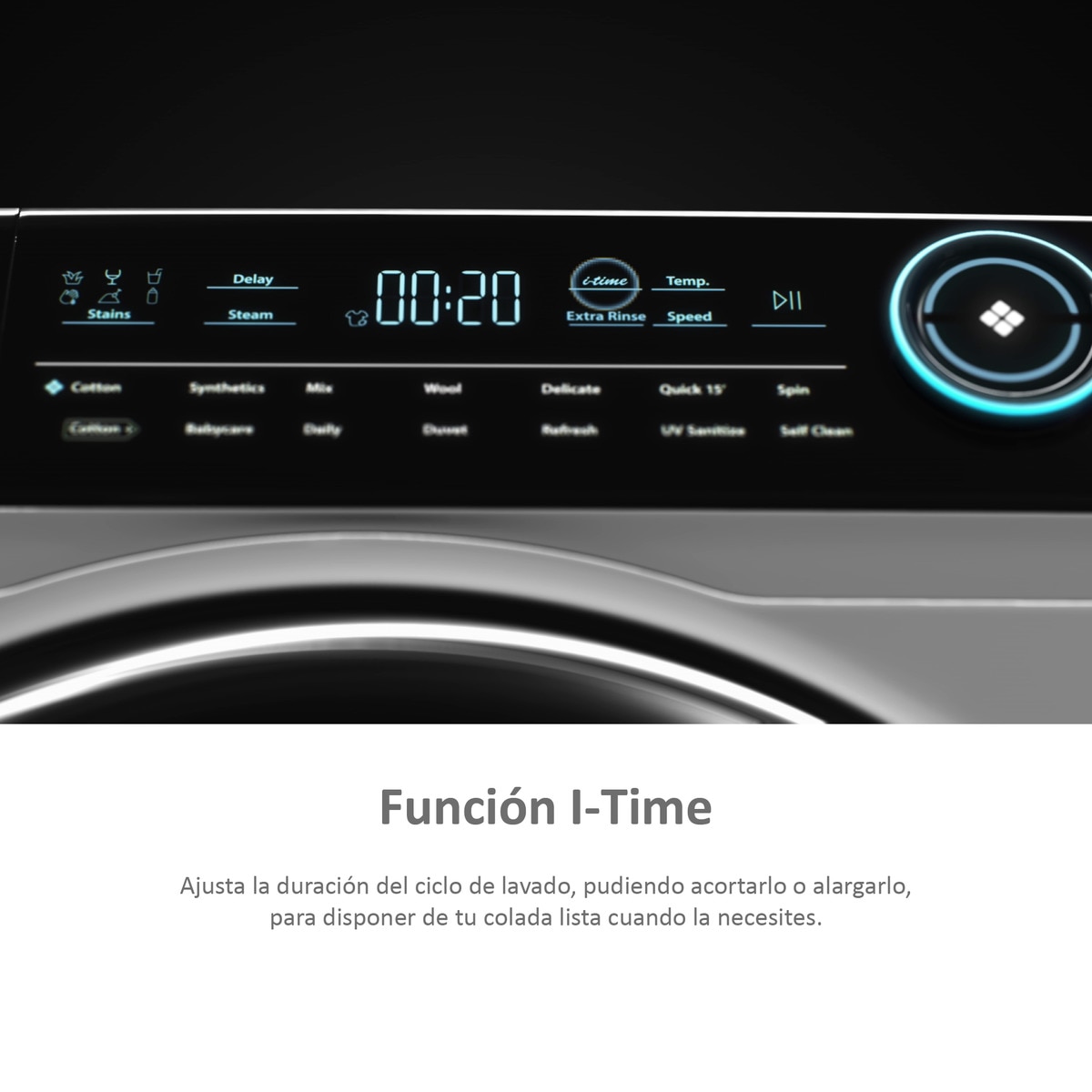 Secadora Haier 9 kg Condensación, Bomba de calor, I-Pro Series 7 - HD90-A3979-S Blanco-6
