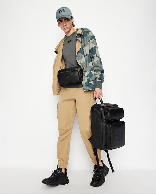 Jersey de hombre kaki con el cuello redondo · Armani Exchange · El Corte  Inglés