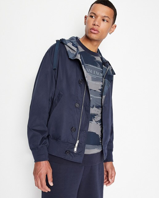 Sudadera de hombre camuflaje azul · Armani Exchange · El Corte Inglés
