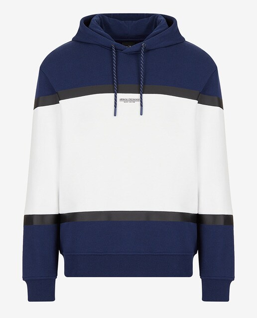 Sudadera de hombre azul con capucha · Armani Exchange · El Corte Inglés