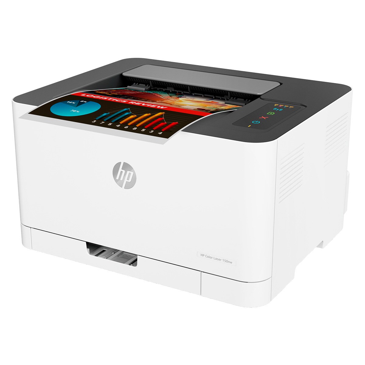 Impresora láser color HP Color Láser 150nw, Wi-Fi Blanco-2