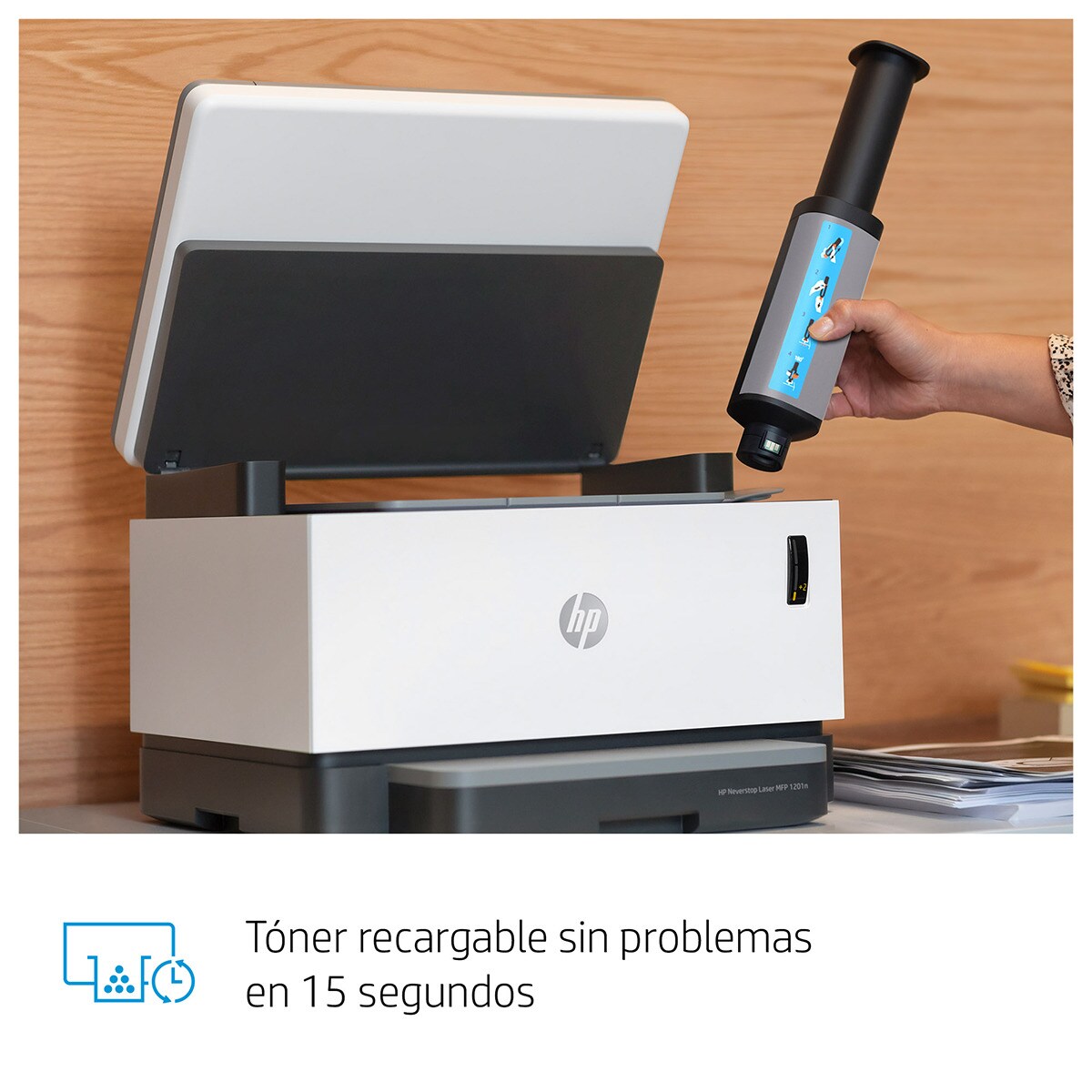 Impresora láser multifunción HP Neverstop Laser 1201n, copia, escanea · El  Corte Inglés