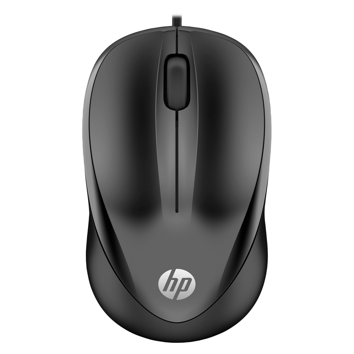 Ratón óptico con cable HP 1000 Negro-1