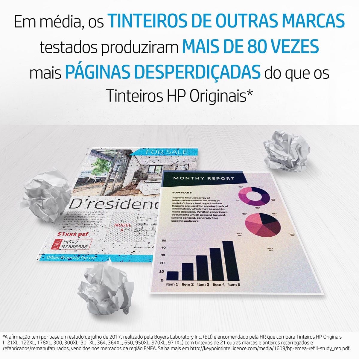 Pack Tinteiros HP Originais X4D37AE 302 Preto/Tricolor, Instant Ink 3
