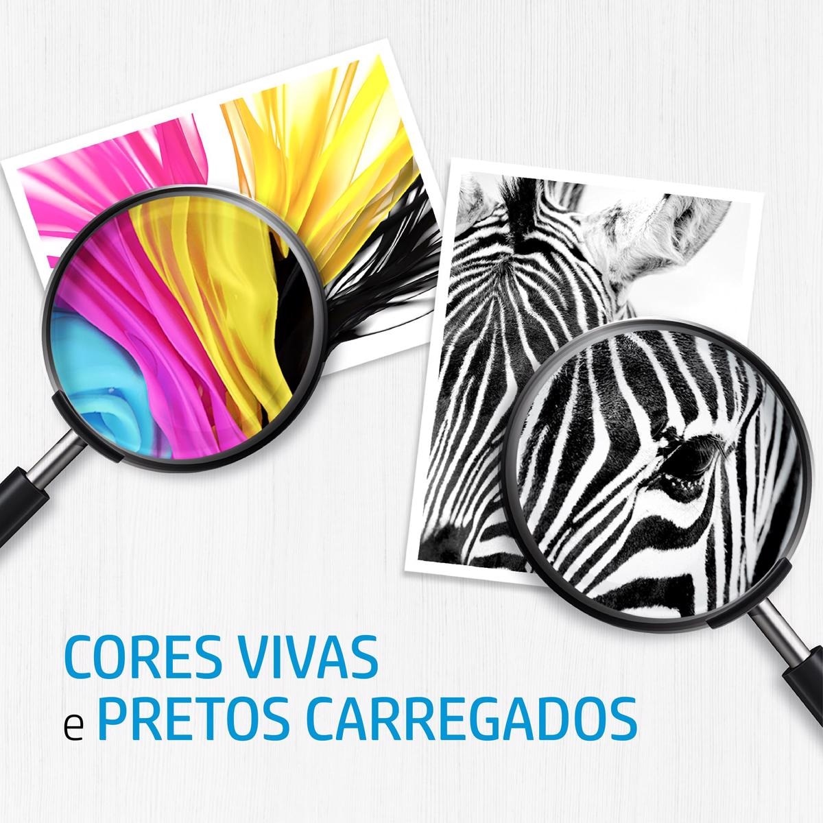 Pack Tinteiros HP Originais X4D37AE 302 Preto/Tricolor, Instant Ink 7