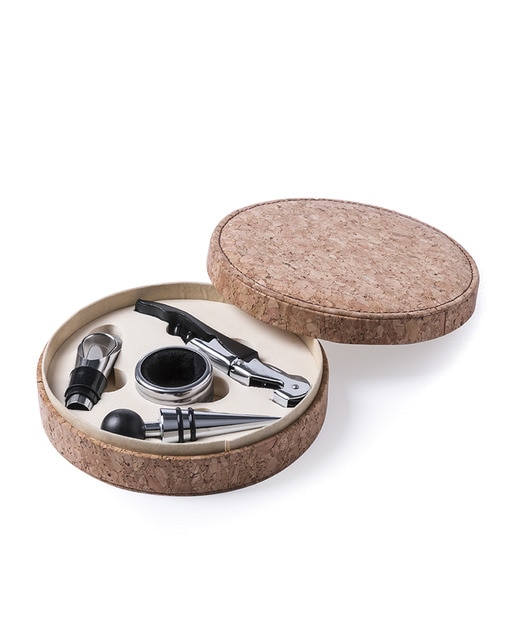 Imagen 0 de Bribal, pack de vinos con accesorios de acero inoxidable