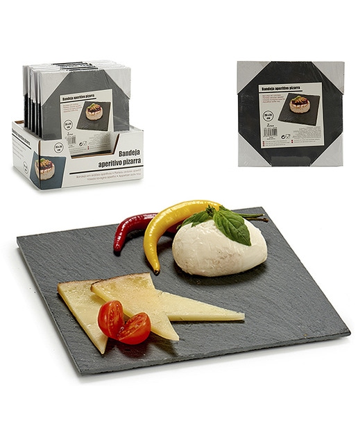 Imagen 0 de Pizarra aperitivo cuadrada 20 x 20 cm