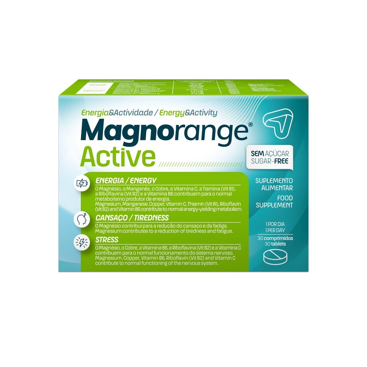 Suplemento Alimentar Magnorange Active - 30 Comp. 1