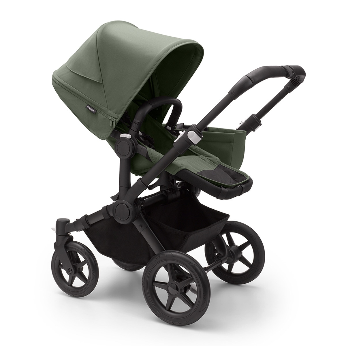Carro de bebé Bugaboo Donkey 5 Mono completo negro/ verde bosque Verde-2