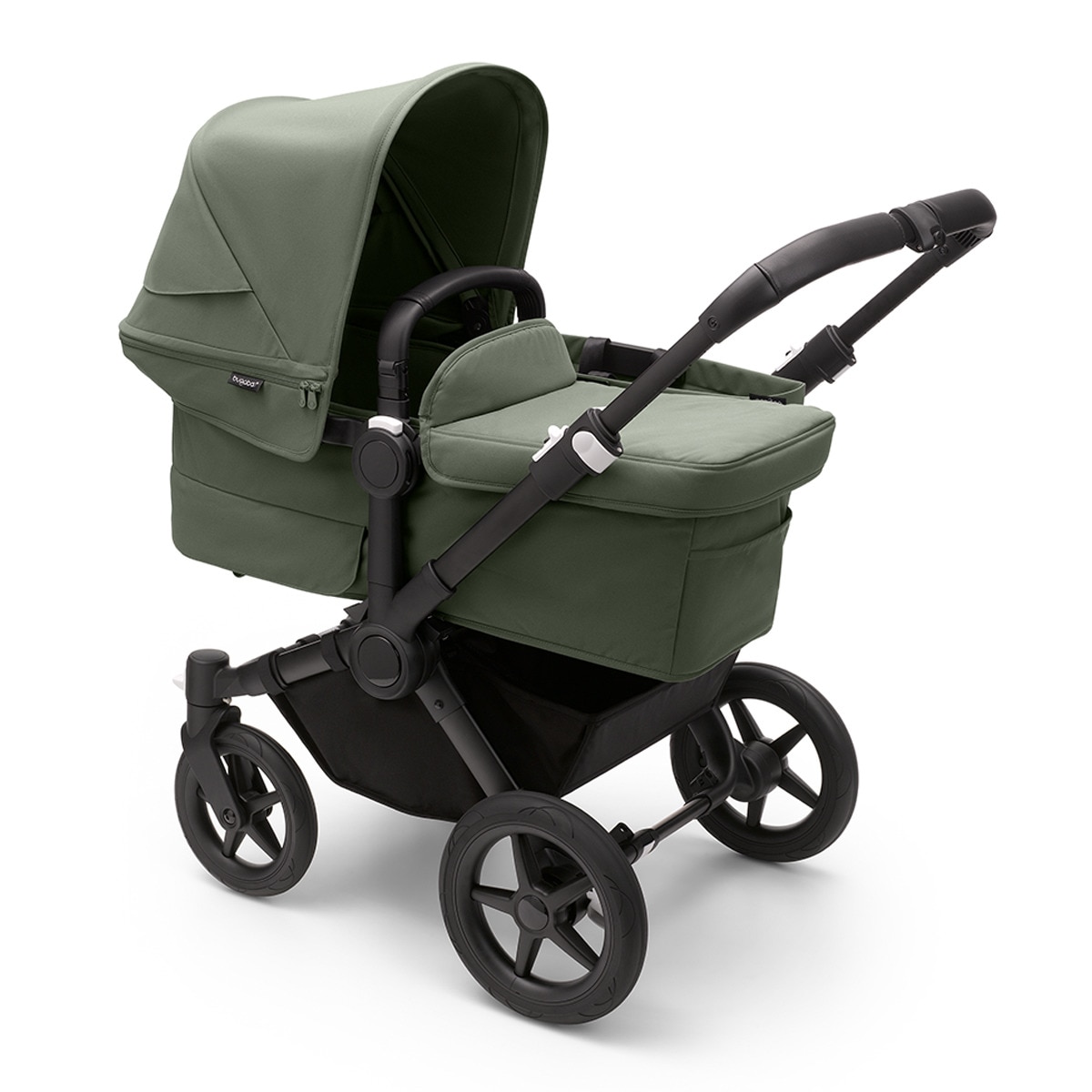Carro de bebé Bugaboo Donkey 5 Mono completo negro/ verde bosque Verde-1