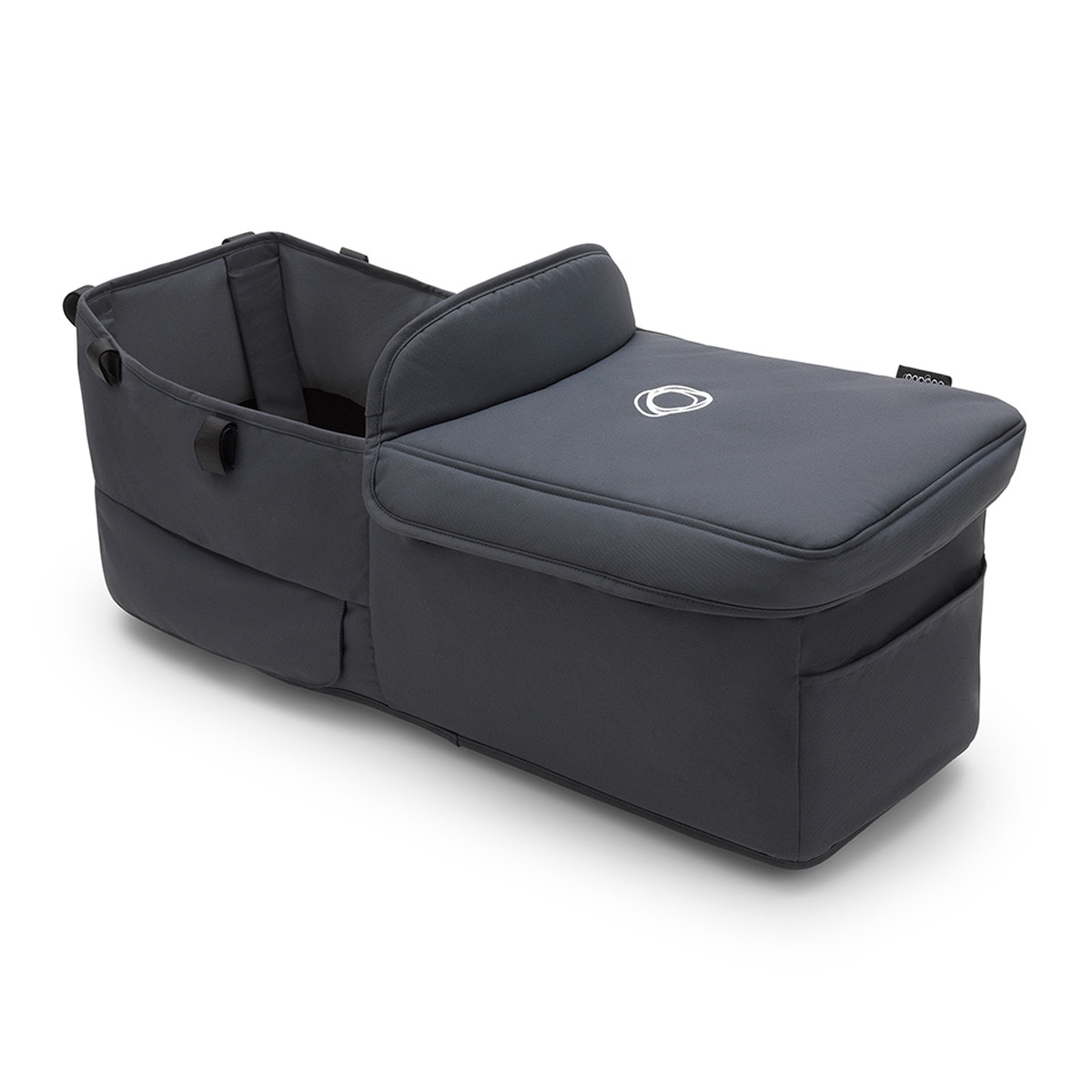 Carro de bebé Bugaboo Donkey 5 Twin completo con pack de extensión y funda de capazo gris grafito/ azul tormenta Gris / Azul-5