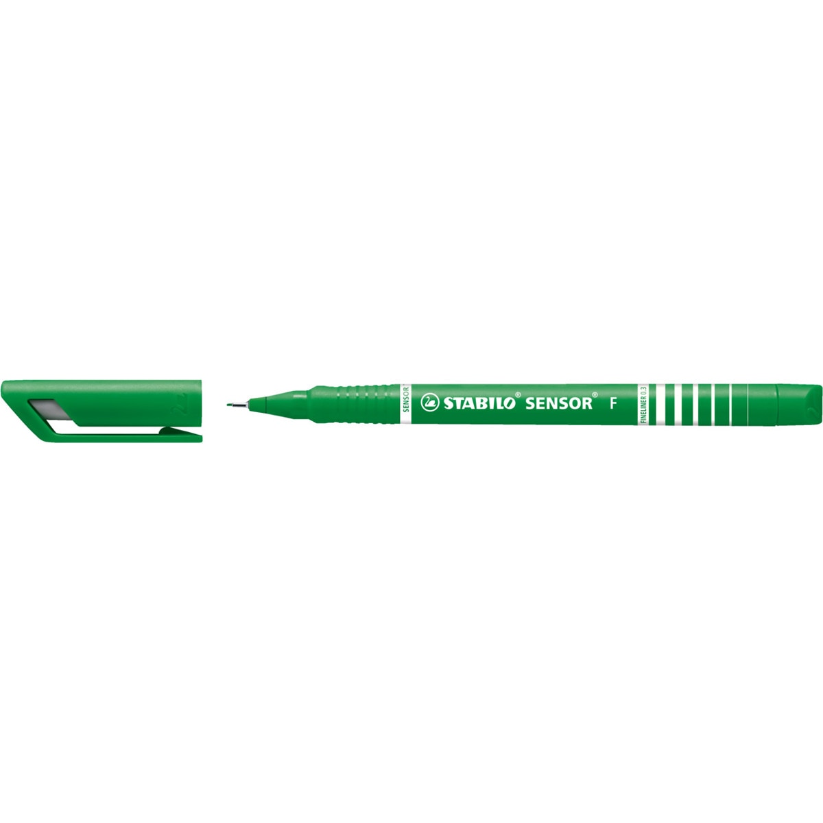 Rotulador Punta Fina con Punta Amortiguada SENSOR STABILO Verde Verde-2