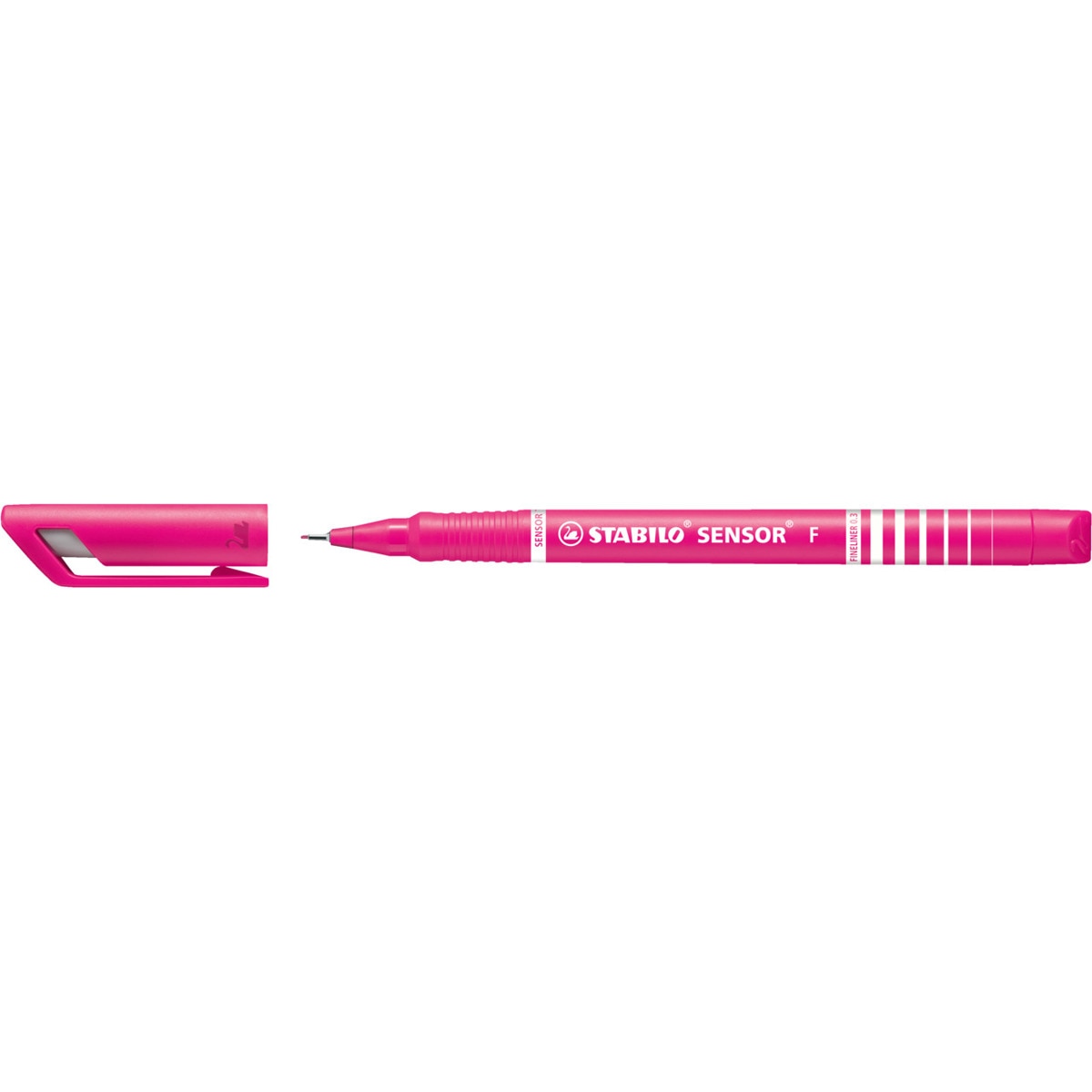 Rotulador Punta Fina con Punta Amortiguada SENSOR STABILO Rosa Rosa-2