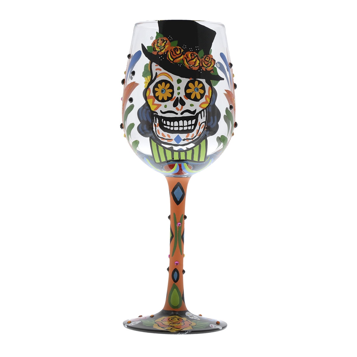 Copa de vino Sugar Skulls Lolita Multicolor-1