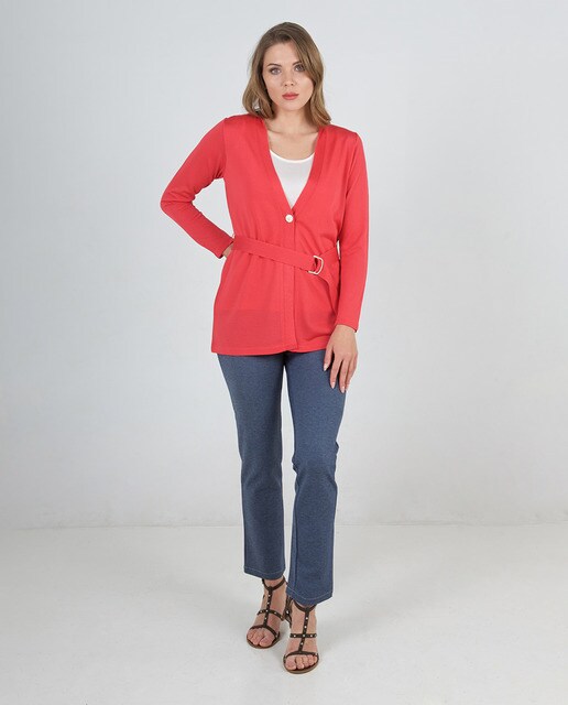 Chaqueta de mujer manga larga cinturon · Zero · El Corte Inglés
