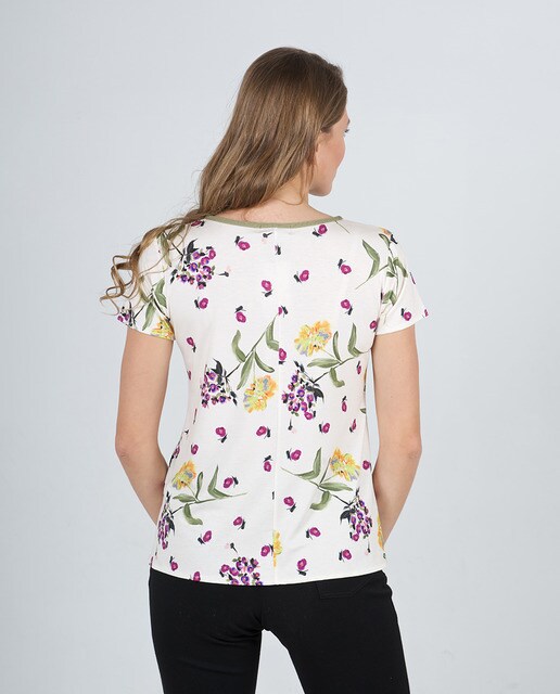 Jersey de mujer cuello redondo manga corta · Zero · El Corte Inglés