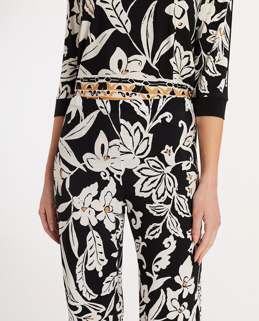 Pantalón de mujer estampado de punto · Anna Mora · El Corte Inglés