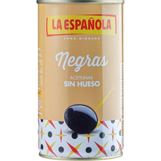aceitunas negras sin hueso lata 150 g - La Española