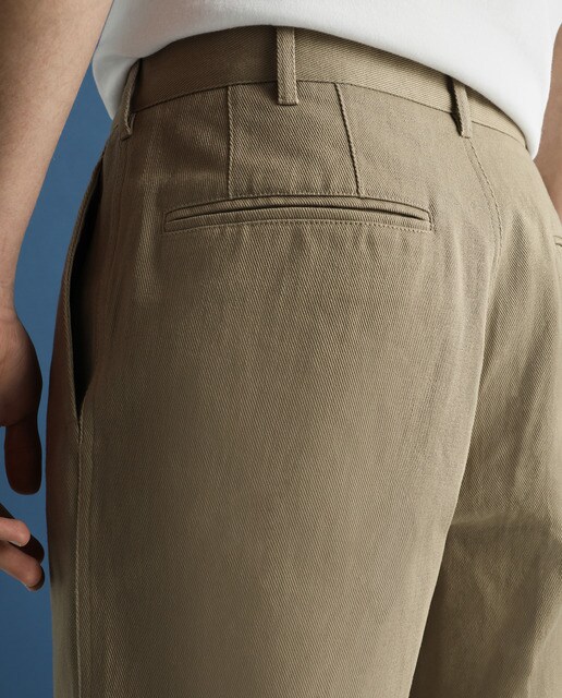 Pantalón tipo chino de hombre slim beige · Green Coast · El Corte Inglés