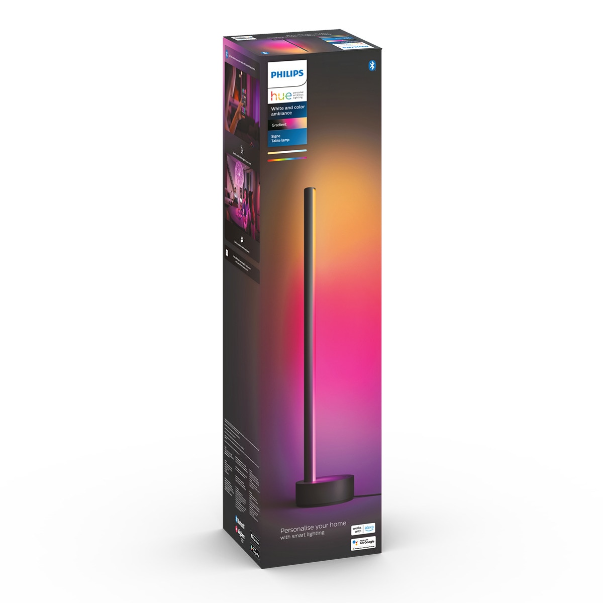 Lámpara de mesa Philips Gradient Signe Negro Negro-4