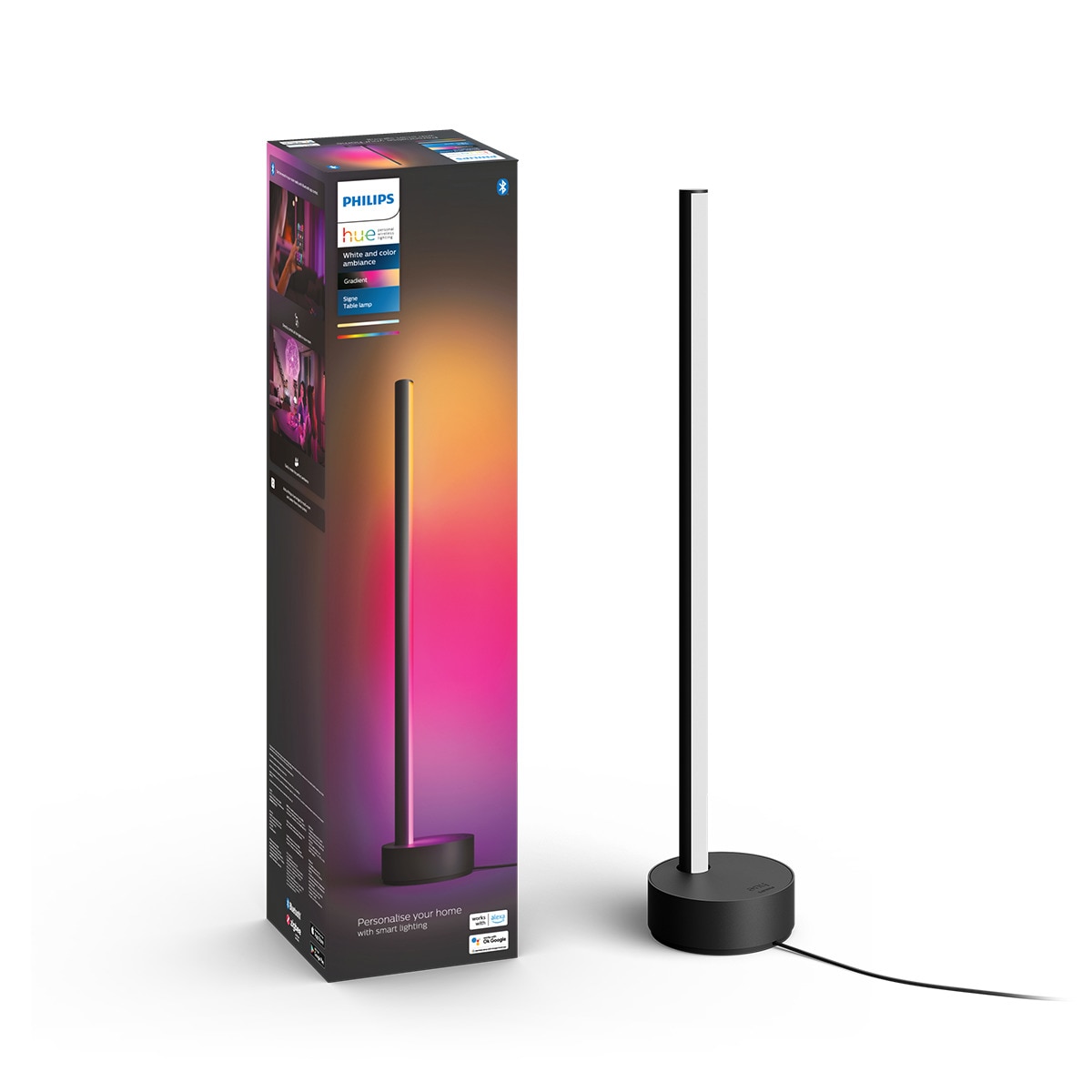 Lámpara de mesa Philips Gradient Signe Negro Negro-2