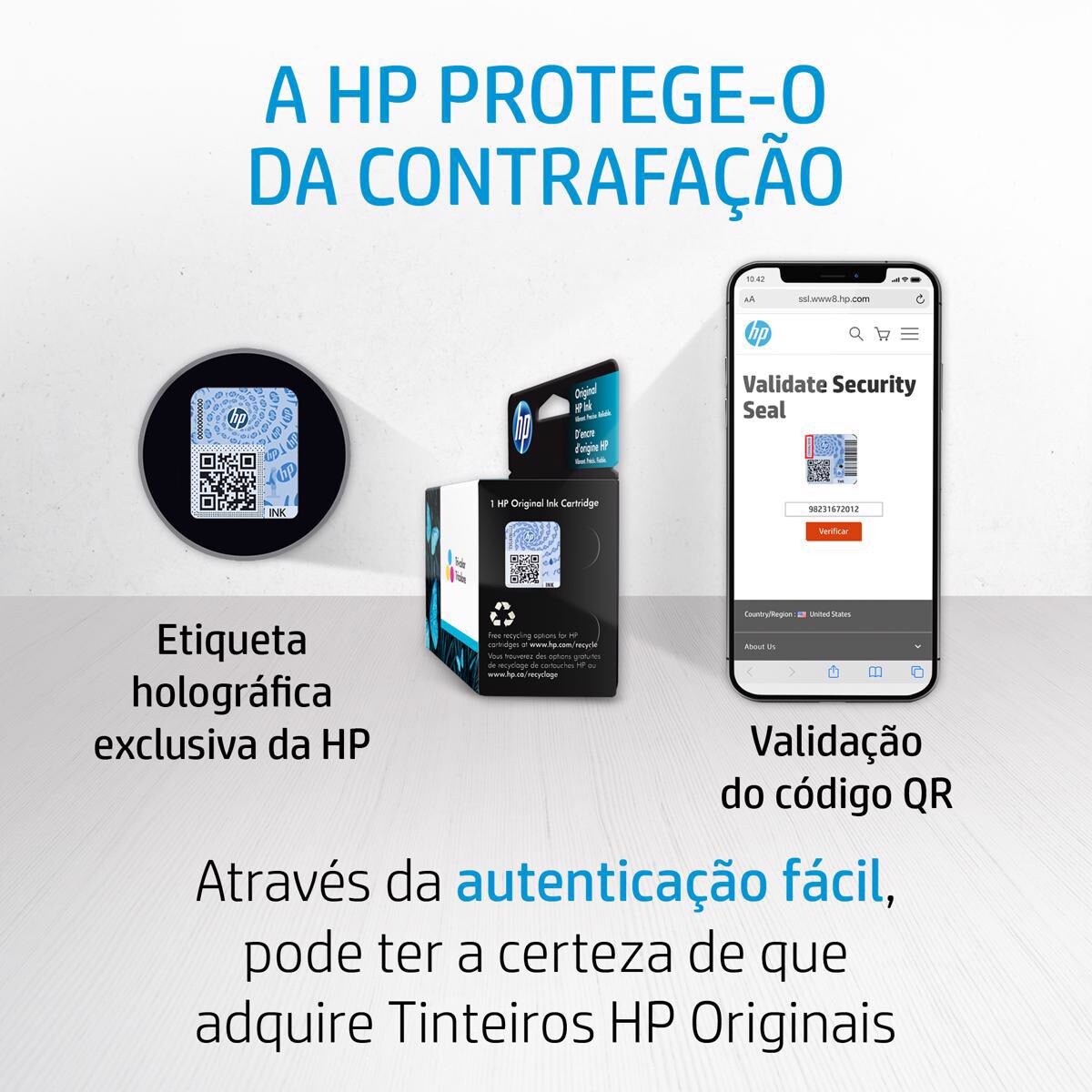Pack Tinteiros HP Originais 3JB05AE 304 Preto/Tricolor, Instant Ink 11