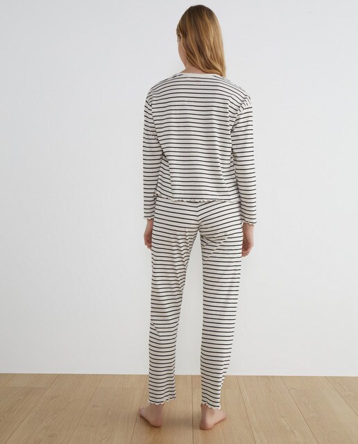 Pijama completo de mujer con estampado de rayas y Mafalda · Easy Wear · El  Corte Inglés