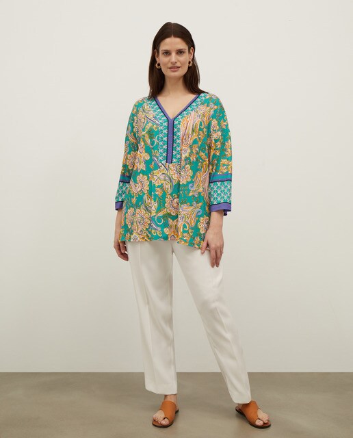 Camiseta de mujer talla grande estampada tipo casaca · Couchel · El Corte  Inglés