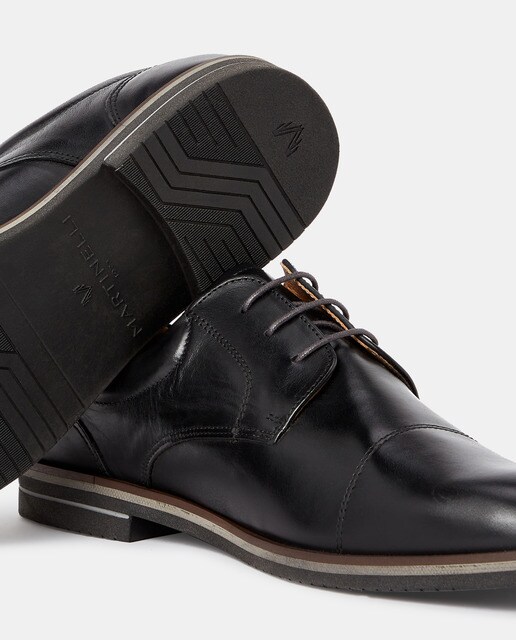 Zapatos de cordones de hombre en piel de color negro · Martinelli · El  Corte Inglés