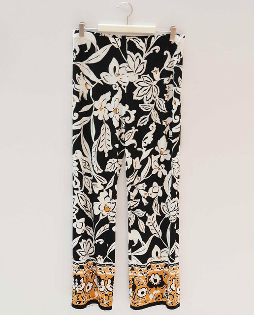 Pantalón de mujer estampado de punto · Anna Mora · El Corte Inglés