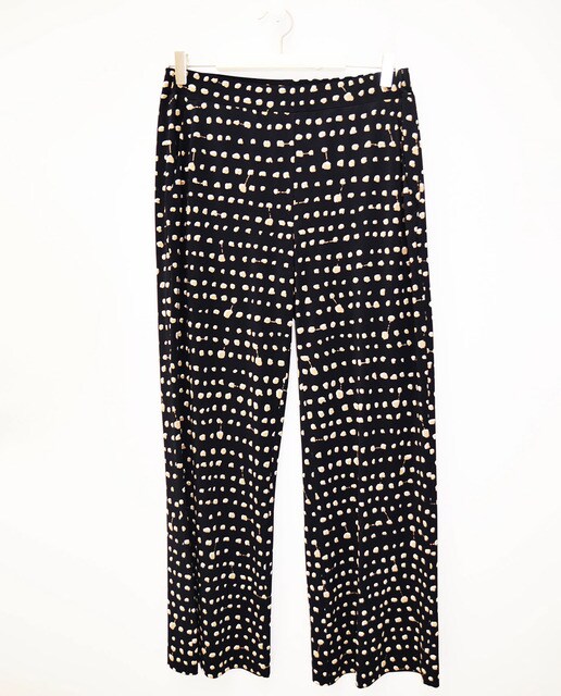Pantalón de mujer estampado de punto · Anna Mora · El Corte Inglés