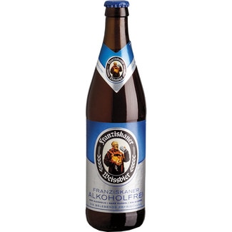 cerveza rubia de trigo sin alcohol botella 50 cl - Franziskaner