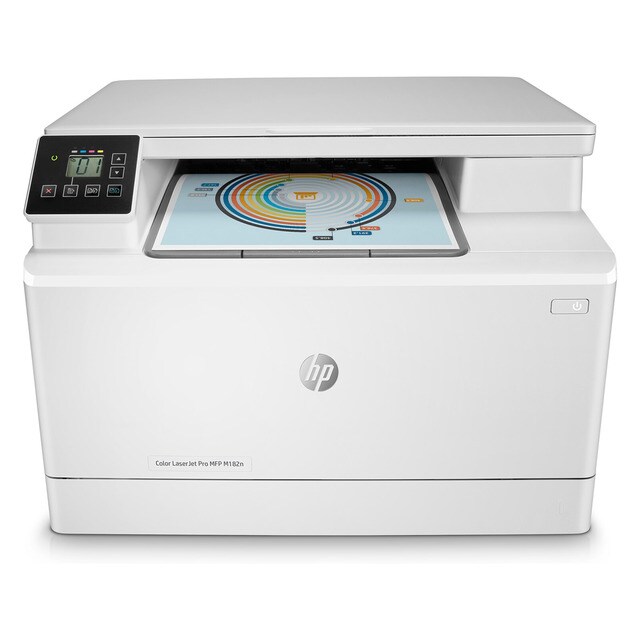Impresora láser multifunción color HP Color LaserJet Pro M182n, copia,  escanea · El Corte Inglés