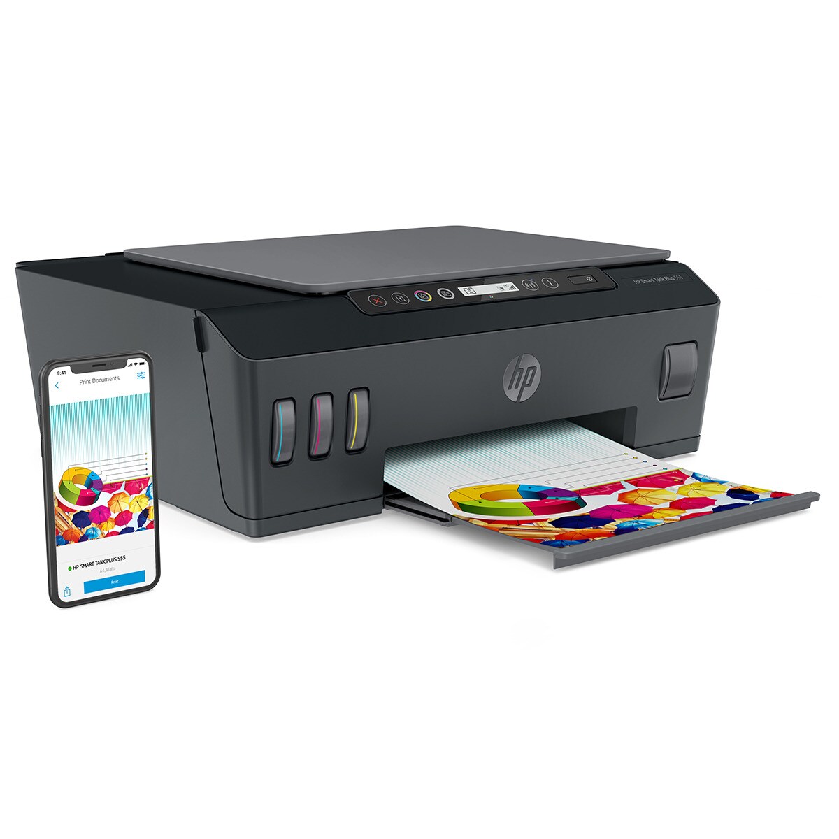 Impresora Multifunción Tinta HP Smart Tank 555, Wi-Fi, copia, escanea · El  Corte Inglés