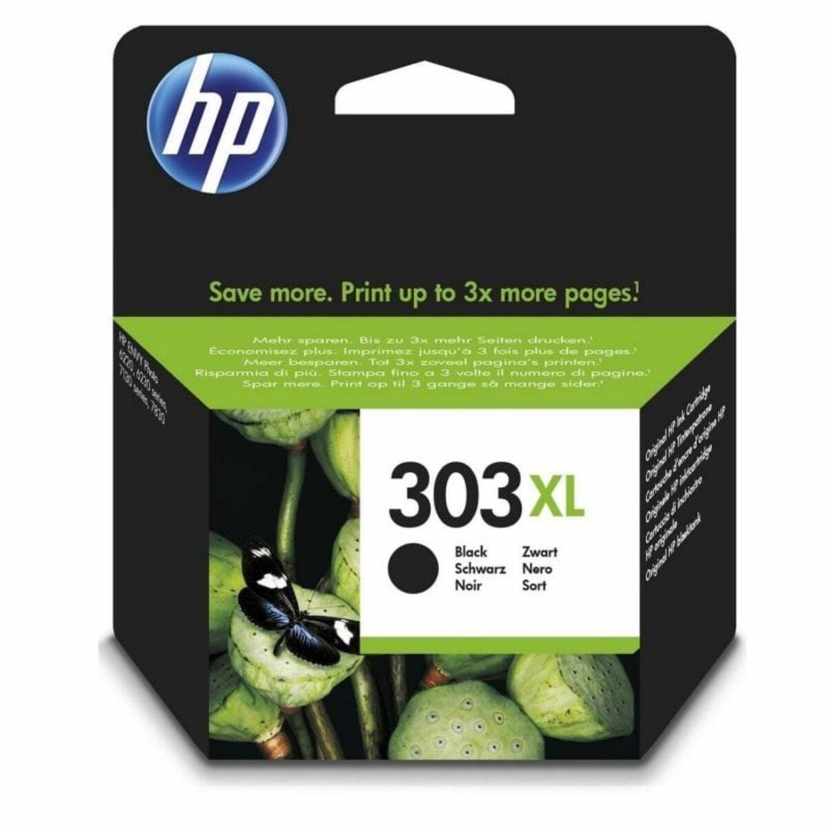 Tinteiro HP Original T6N04AE 303 XL Preto, Alto Rendimento, Instant Ink 1
