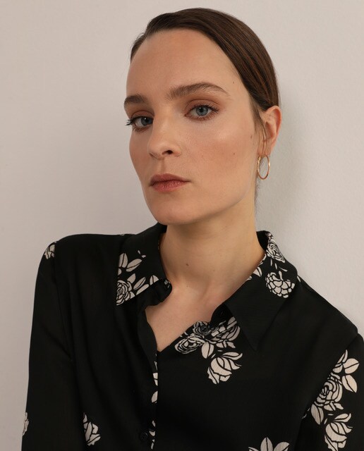 Vestido midi camisero flores · Woman El Corte Inglés · El Corte Inglés