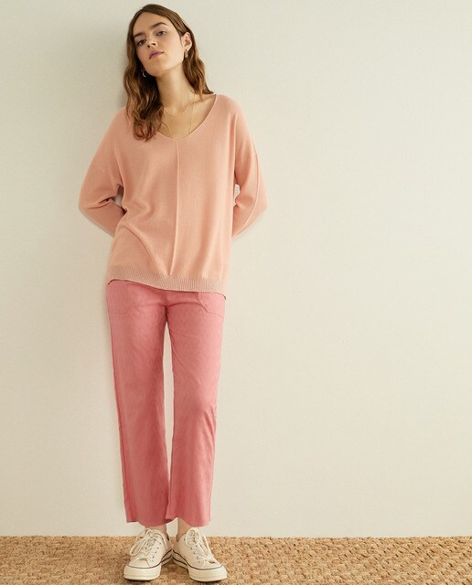 Jersey de mujer Southern Cotton Comfort cuello pico de punto de arroz · Southern  Cotton · El Corte Inglés