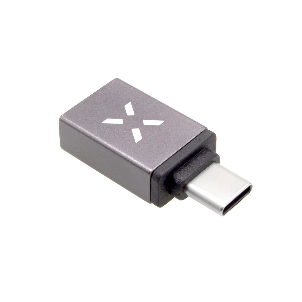 Adaptador FIXED USB-C M / USB-A F - Cinzento 1