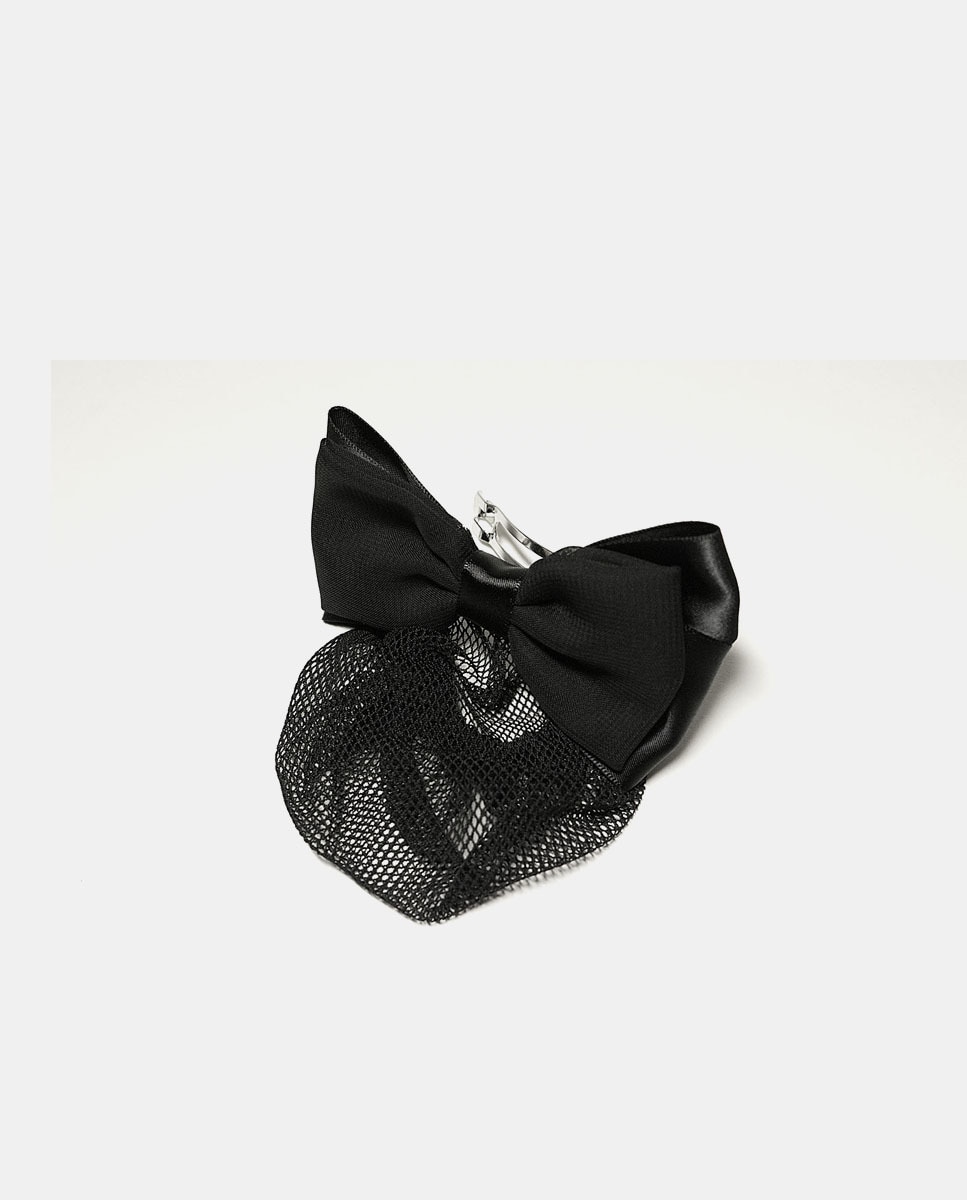 Elástico com rede e laço preto Preto-1