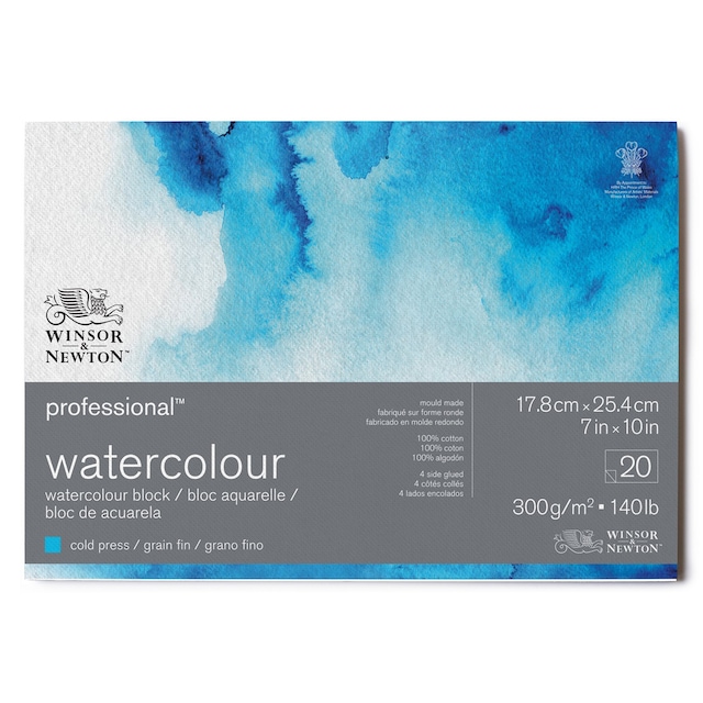Imagen 0 de Bloc Acuarela Grano Fino 300 Gramos 18x26 Winsor&Newton