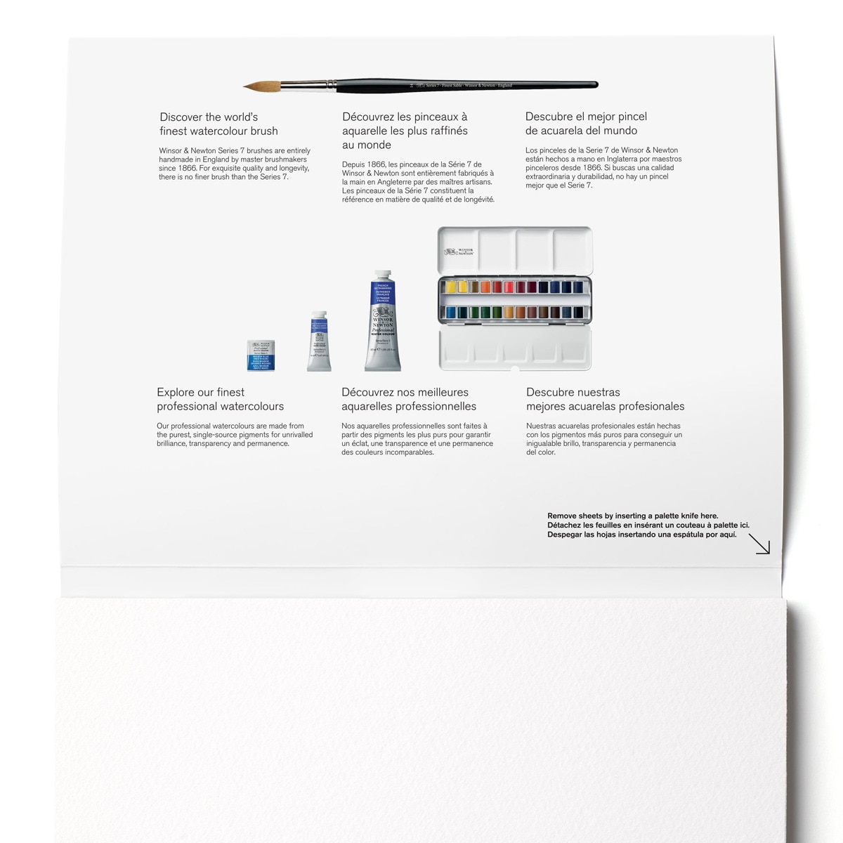 Bloc Acuarela Grano Fino 300 Gramos 26x36 Winsor&Newton 2