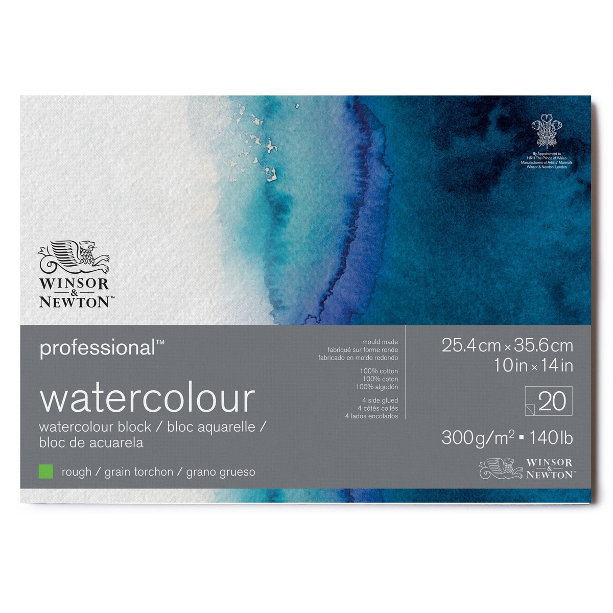 Imagen 0 de Bloc Acuarela Grano Grueso 300 Gramos 26x36 Winsor&Newton