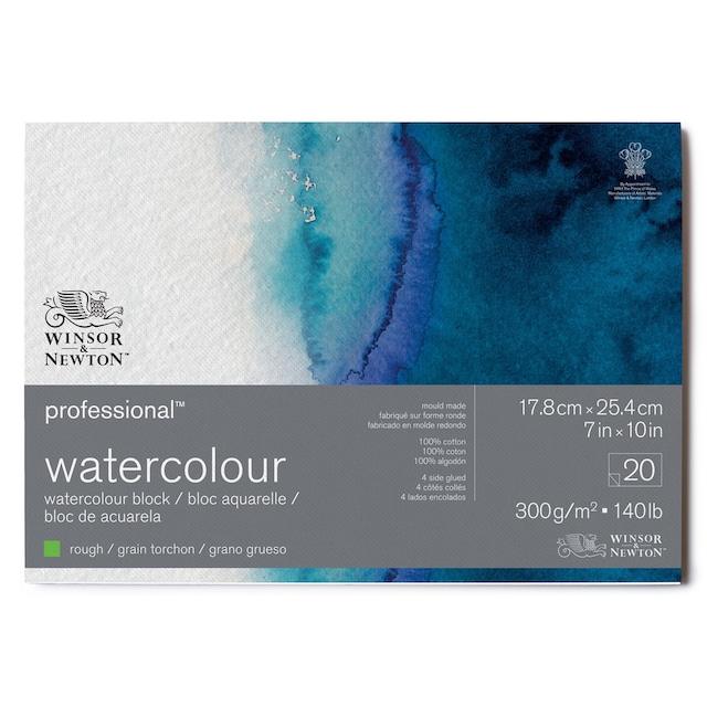 Imagen 0 de Bloc Acuarela Grano Grueso 300 Gramos 18x26 Winsor&Newton