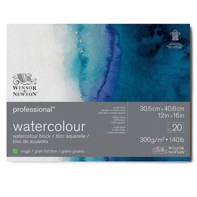 Imagen 0 de Bloc Acuarela Grano Grueso 300 Gramos 31x41 Winsor&Newton