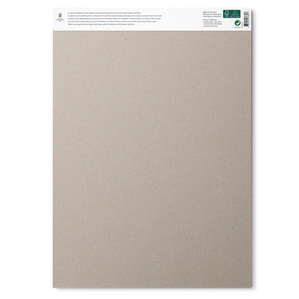 Bloc de 50 Hojas de Papel para Rotuladores A3 Winsor & Newton 3
