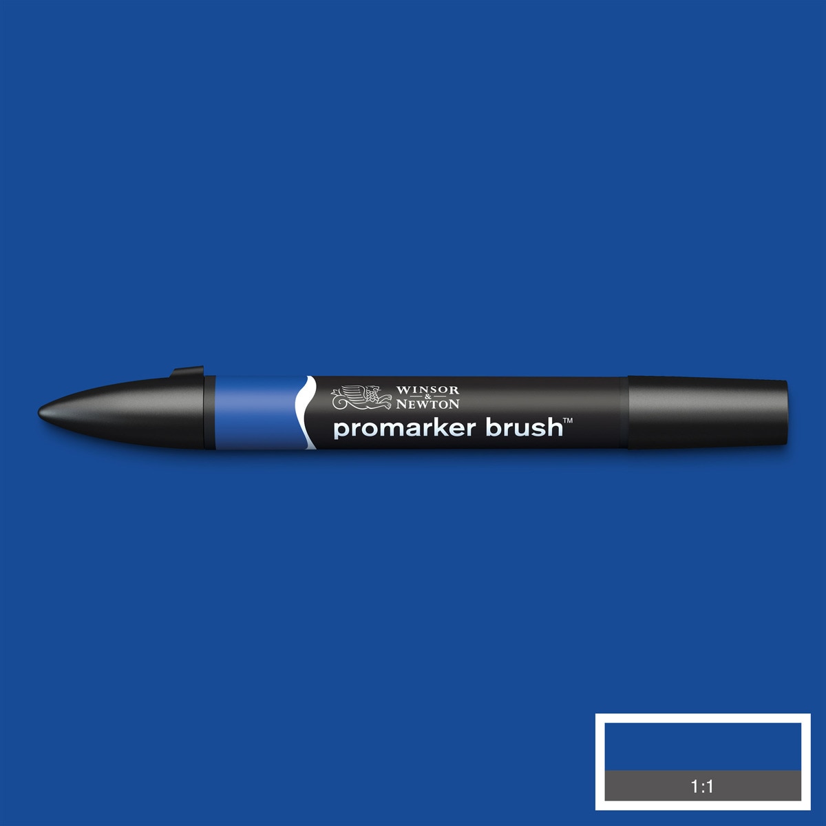 Rotulador BrushMarker con Punta Pincel Winsor & Newton Royal Blue (V264) 2