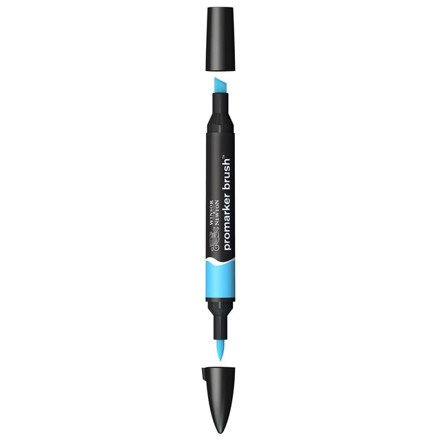 Imagen 0 de Rotulador BrushMarker con Punta Pincel Winsor & Newton Sky Blue (B137)