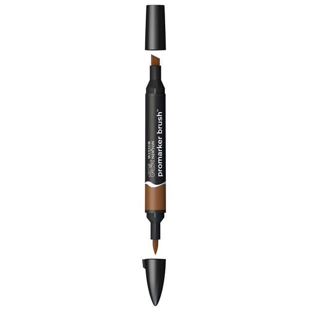 Imagen 0 de Rotulador BrushMarker con Punta Pincel Winsor & Newton Burnt Sienna (O324)